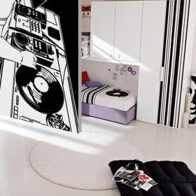 Décoratif vinyl DJ Studio