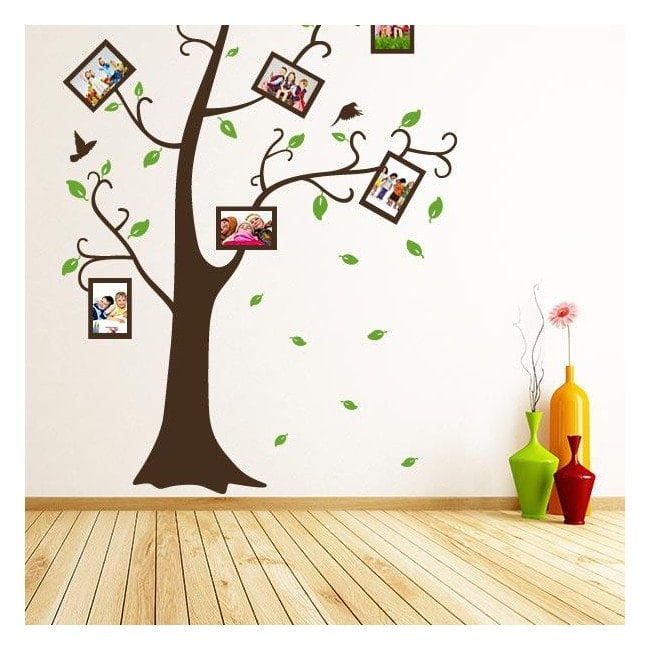 Stickers décoration arbre famille - Stickers muraux thème famille