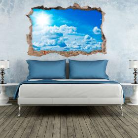 Ciel de vinyle mur 3D