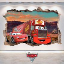 Autocollant 3D Disney Cars 2 French 4781