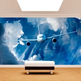 Photo mur murales avions dans le ciel