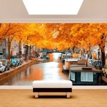 Photos murales Amsterdam à l’automne