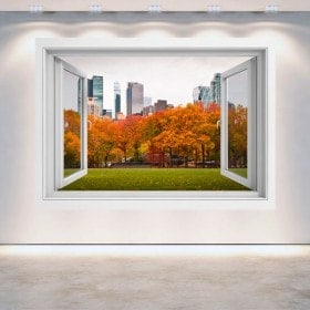 Windows 3D murs Central Park New York