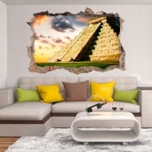 Vinyl 3D pyramide Chichen Itza