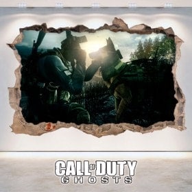 Décoratif vinyl 3D Call Of Duty Ghosts