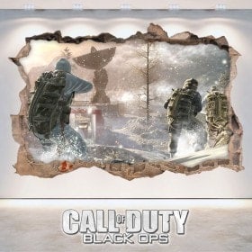 Vinyle décoratif 3D de Call Of Duty Black Ops