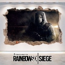 Siège de vinyle 3D Tom Clancy Rainbow Six