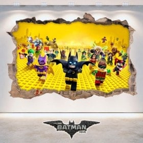 Vinilos Videojuegos 3D Batman Lego