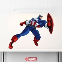 Autocollants et vinyle Captain America