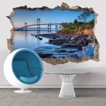 Pont de Newport 3D de vinyle