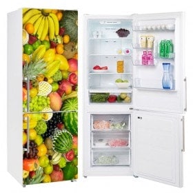 Vinyliques collage réfrigérateurs et fruits refroidisseurs