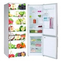 Autocollants de fruits de refrigeration