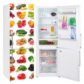 Vinyle pour réfrigérateurs fruits et légumes végétaux