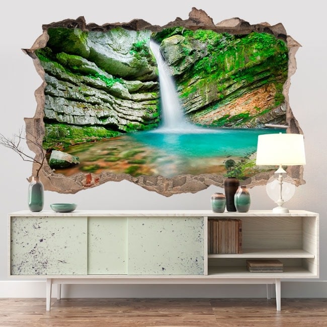 🥇 Stickers muraux cascade 3D en Slovénie 🥇
