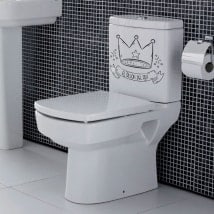 Vinyle pour salles de bains le fauteuil du roi