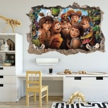 Stickers muraux The Croods 3D