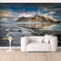 Peinture murale en vinyle îles lofoten norvège