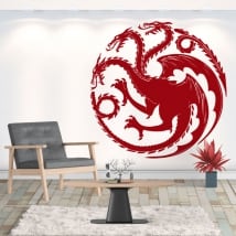 Vinyle décoratif dragon game of thrones