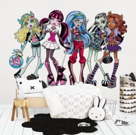 Stickers muraux monster high