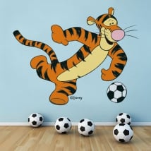 Vinyle et autocollants winnie the pooh tigger football