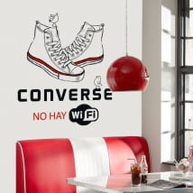 Vinyle adhésif et autocollants converse il n'y a pas de wifi