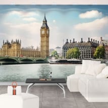 Peintures murales de vinyle big ben londres