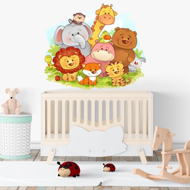 🥇 Vinyle pour bébé animaux pour enfants 🥇