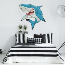 Autocollants et vinyls décoratifs requin