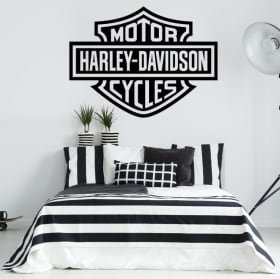 Vinyle et des autocollants logo motos harley davidson