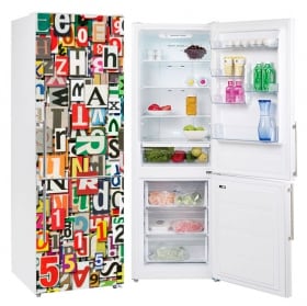 Vinyle réfrigérateurs collage de lettres