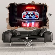 Vinyle décoratif 3d motogp bmw m2 safety car