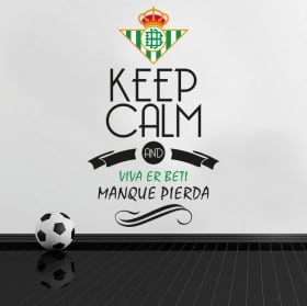 Vinyle de football keep calm and hala madrid