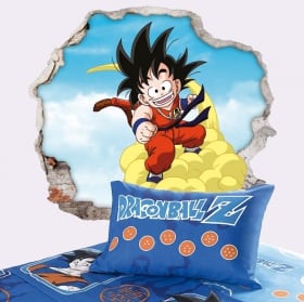 Vinyle décoratif dragon ball son goku 3d