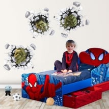 Vinyle enfants ou jeunes 3d marvel hulk