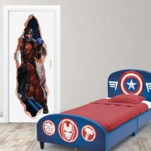 Vinyle marvel portes 3d star-lord