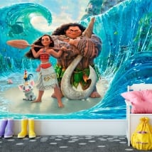 Peinture murale disney vaiana