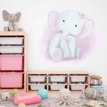 Vinyle décoratif pour enfants éléphant