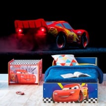 Murales en vinyle disney lightning mcqueen cars 3