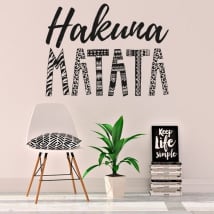 Vinyle décoratif et stickers hakuna matata