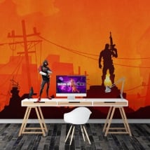 Peintures murales jeu vidéo fortnite