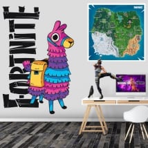 Vinyle et autocollants llama de fortnite