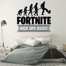 Vinyle et autocollants fortnite kick ups dance