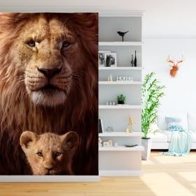 Papier peint vinyle le roi lion