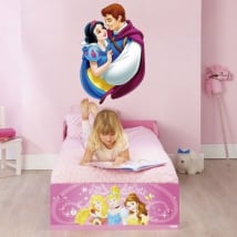 Autocollants en vinyle disney blanche neige et florian