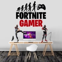 Vinyle et autocollants fortnite gamer