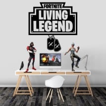 Vinyle et autocollants fortnite living legend