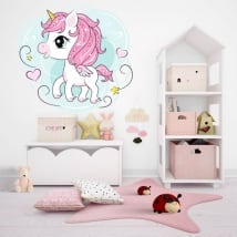 Vinyle et autocollants licorne infantile