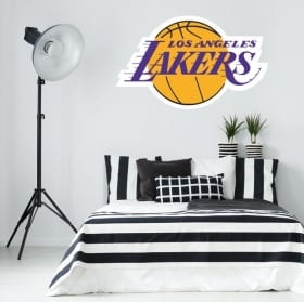 Vinyle et autocollants logo los angeles lakers basket-ball