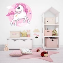 Vinyle décoratif et stickers enfant licorne