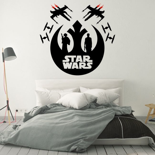 Stickers Star Wars prénom personnalisé - Autocollant muraux et deco